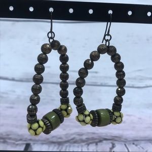 💙Hanging beaded earrings